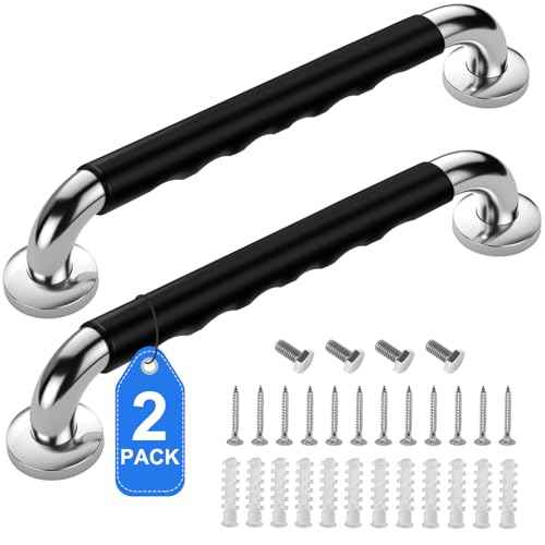 24 Inch Shower Grab Bars for Seniors (2 Count)