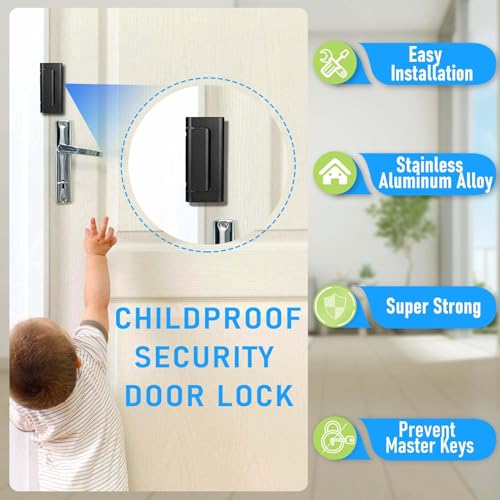 6Pack Door Reinforcement Lock Home Security (6 Count)