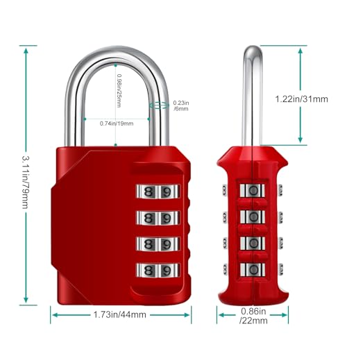 Combination Padlocks (2 Count)