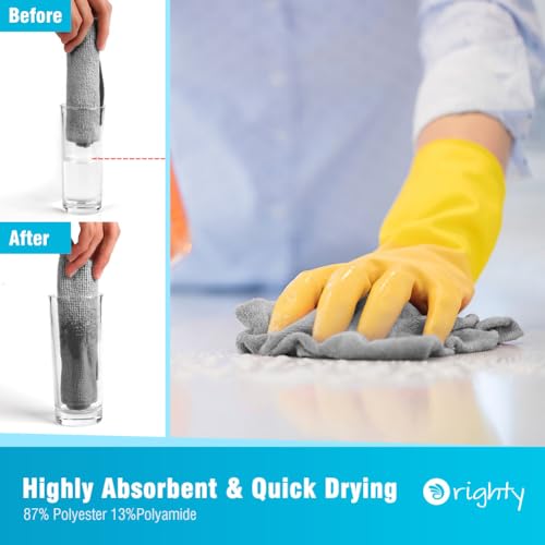Microfiber Cleaning Cloth Bulk (50 Count)