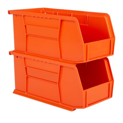 11" x 5.5" x 5" Plastic Stackable Storage Bin
