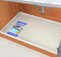 Waterproof Under Sink Mat 37" x 22" Silicone Mat Cabinet Protector