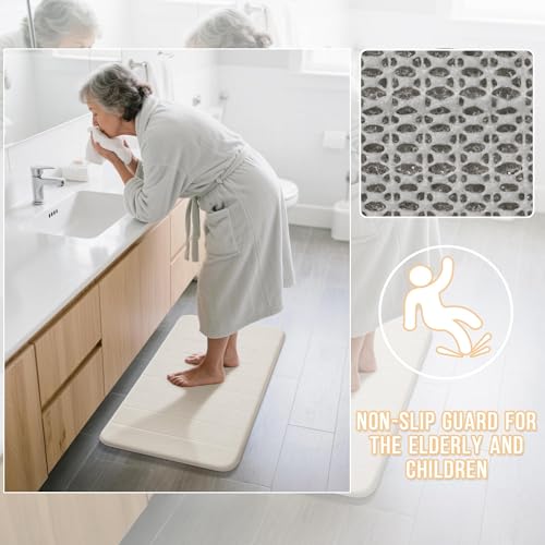 Memory Foam Bath Mat Set 2 Piece