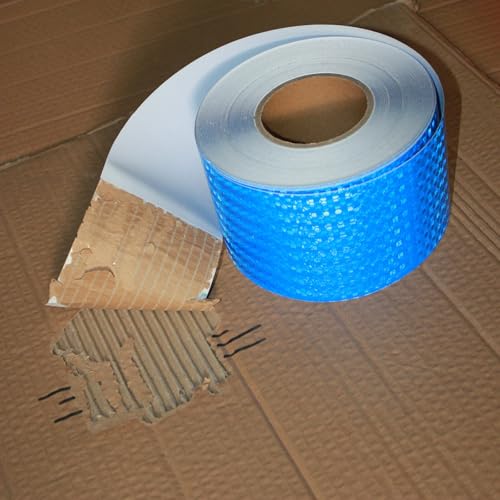 Industrial Reflective Tape Blue 4 inch Wide