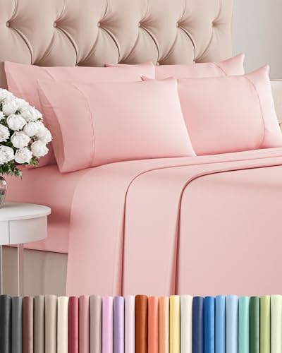Cal King 6 Piece Bed Sheet Set (6 Count)