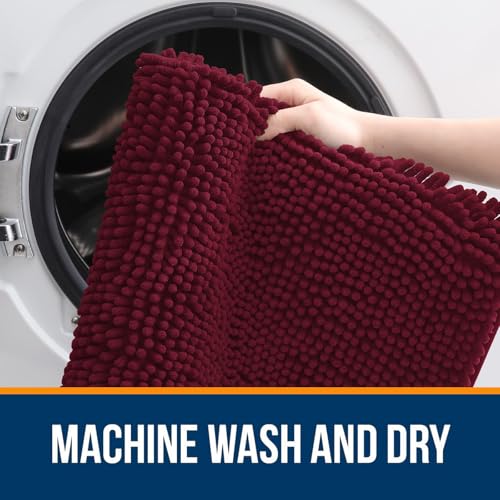 Chenille Bathroom Rugs Mats Sets 2 Piece (5 Count)
