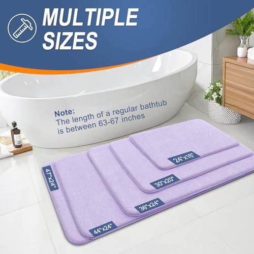Memory Foam Bathroom Runner Rugs 47x20