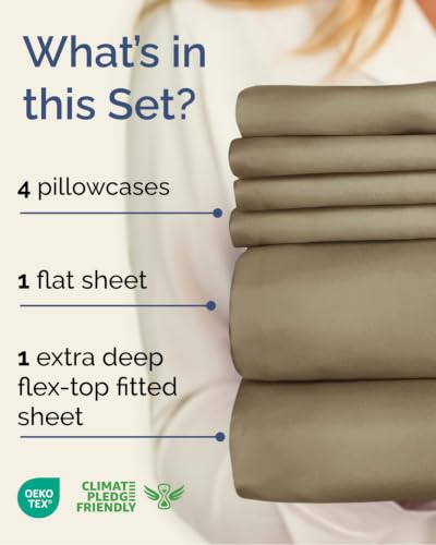 Flex Top Split Head King 6 Piece Sheet Set