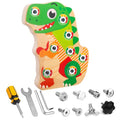 Montessori Dinosaur Screw Board