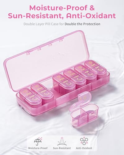 Weekly Pill Organizer 2 Times a Day