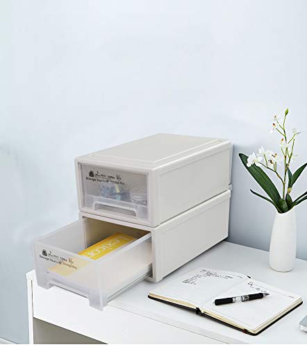 6 Quart Stacking Storage Drawer Unit Front Box (3 Count)