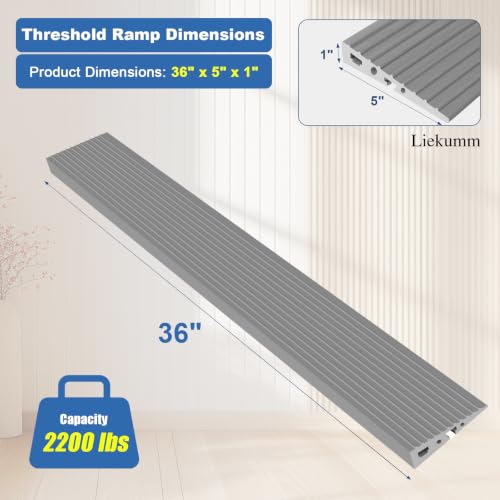 1" Odorless Threshold Ramp