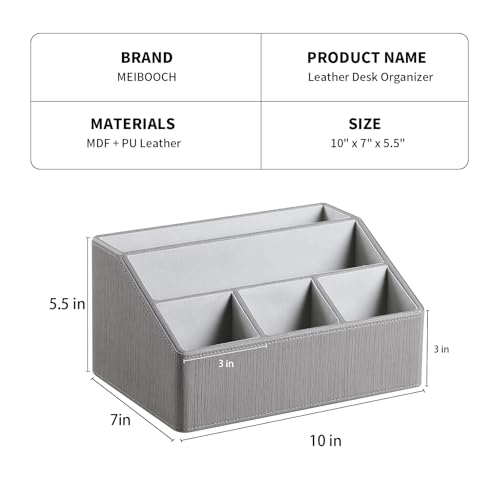 PU Leather Desk Organizer