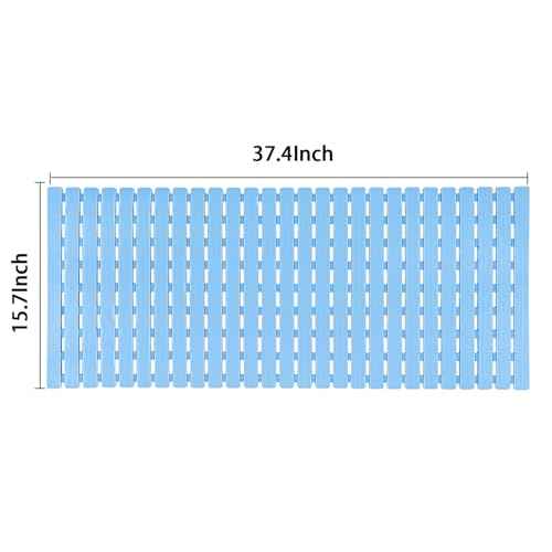 Shower Mat Non Slip Bathtub Mat 37.4 x 15.7 Inch Bath Mat for Tub