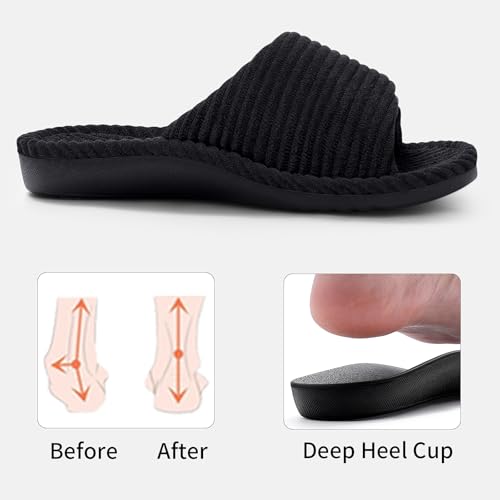 Orthopedic Slippers for Women Arch Support House Shoes