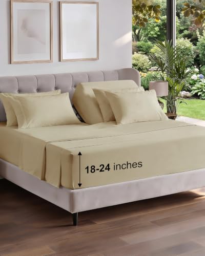 Extra Deep Flex Top Split Head King Sheet Set