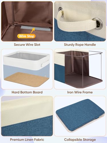1 Pack Fabric Closet Storage Bins for Shelves