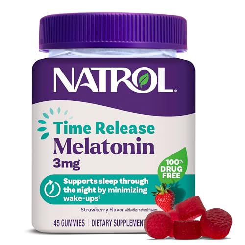 Time Release 3 mg Melatonin Gummies (45 Count)