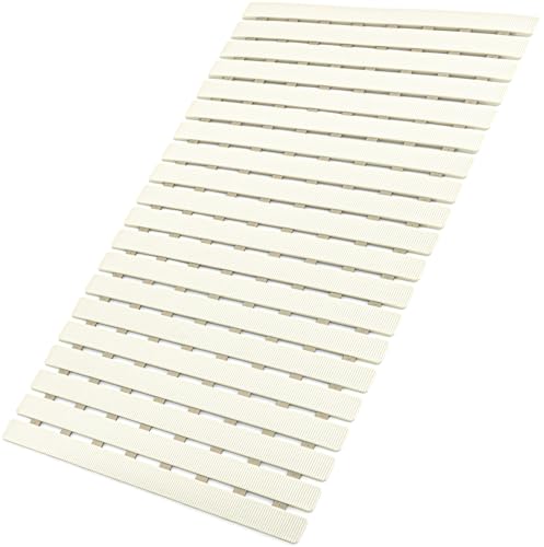 Bath Tub Shower Mat Non Slip Bathtub Mats for Bathroom Shower Floor Mat Bath Mats for Shower Tub Anti Slip Shower Mat with Drain Hole and Large Suction Cups