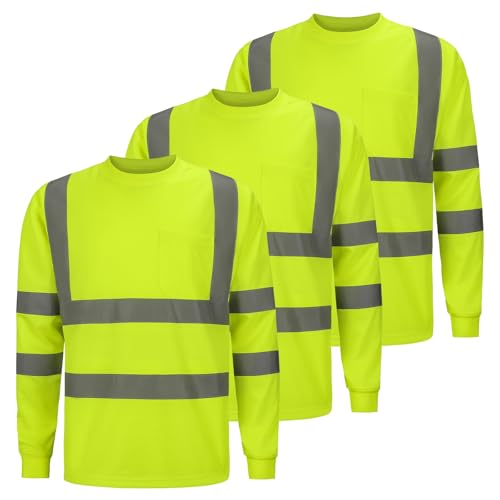 Hi Vis Safety Shirts (3 Count)