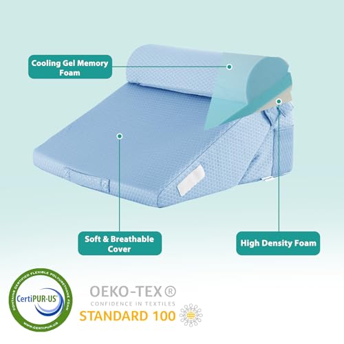 3Pcs Orthopedic Bed Wedge Pillow Set (3 Count)