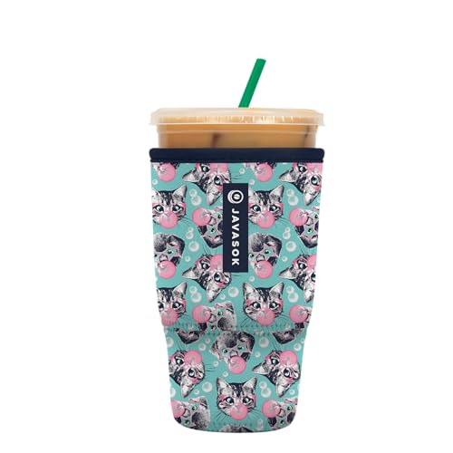 JavaSok Iced Coffee & Cold Soda Insulated Neoprene Cup Sleeve
