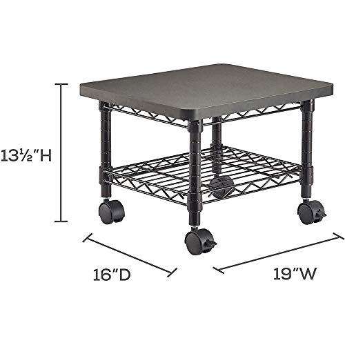 Onyx Rolling Cart Printer Stand