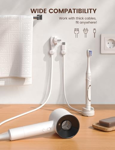 6 Pack Rotatable Cord Organizer (6 Count)