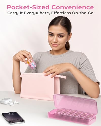 Weekly Pill Organizer 2 Times a Day