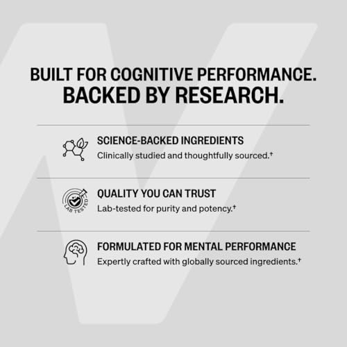 Alpha Brain Nootropic Brain Supplement for Focus & Memory (90 Count)