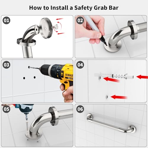 Chrome Grab Bar 20 Inch