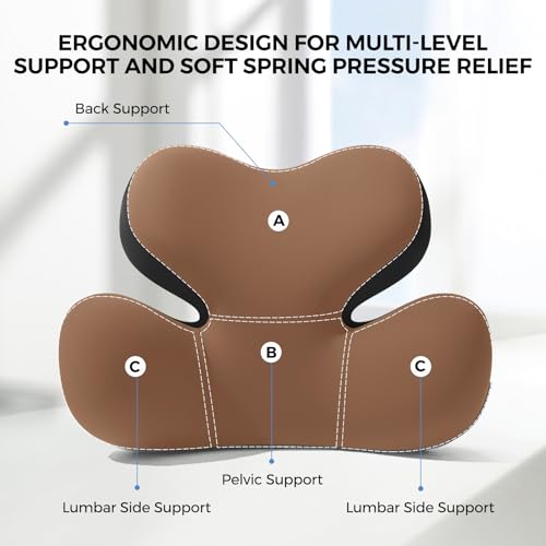 Ergonomic Memory Foam Lumbar Support Pillow for Car