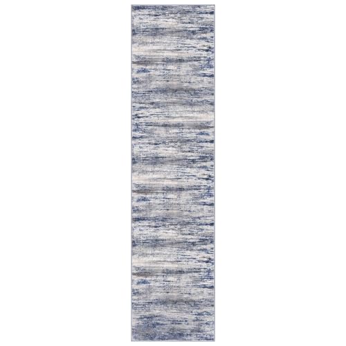 Modern Abstract Washable Rug Runner 2.6x10 Hallway Rug Runner Non