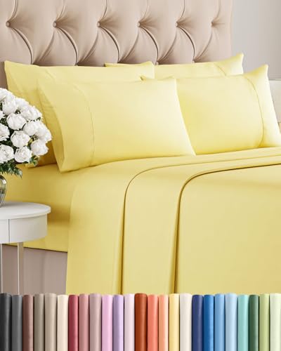 King 6 Piece Bed Sheet Set