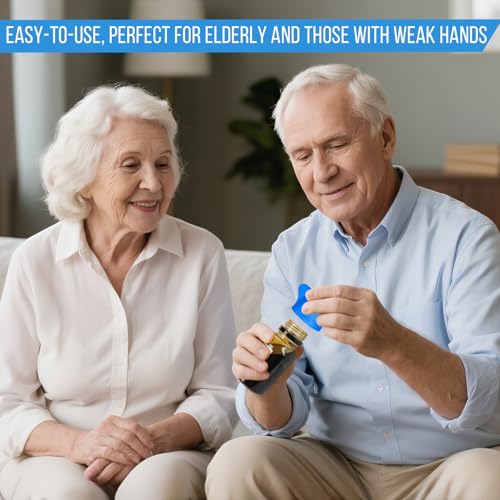 One Hand Pill Bottle Opener