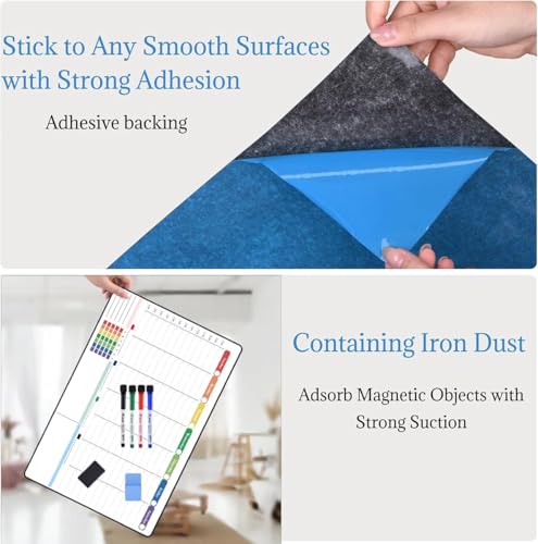 Adhesive Dry Erase Calendar for Wall