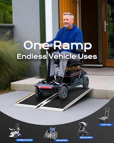 Portable Wheelchair Ramps 2FT for Home Steps