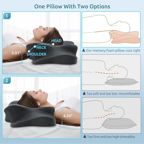 Cervical Pillow for Neck and Shoulder Pain Relief