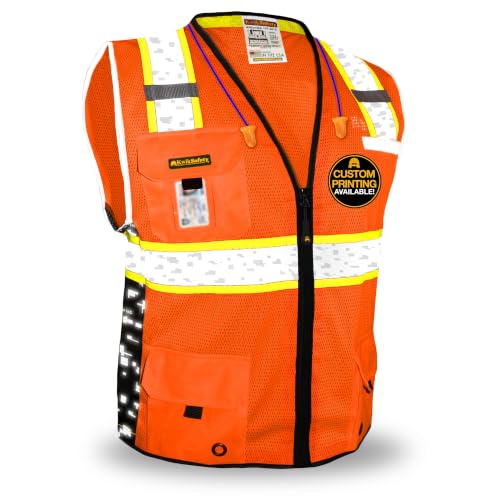 BIG KAHUNA DIGITAL Hi Vis Safety Vest Class 2