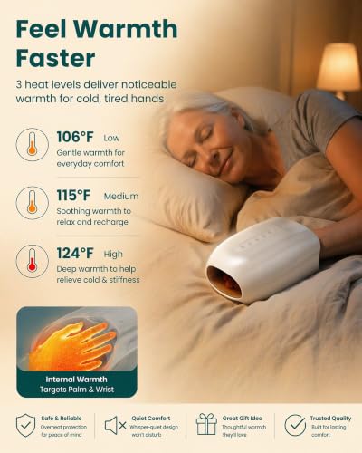 Hand Massager with Heat and Compression