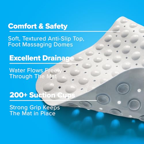 39x16 Extra Long Non Slip Bath Mat