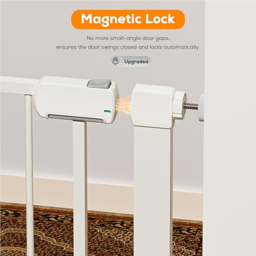 29.5 46" Magnetic Baby Gate for Stairs (2 Count)