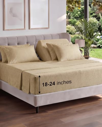 Extra Deep Flex Top Split Head King Sheet Set