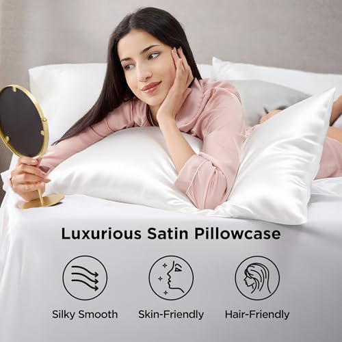 Satin Pillowcases Standard Size Set of 4 (4 Count)