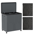 120L 2 Section Laundry Hamper