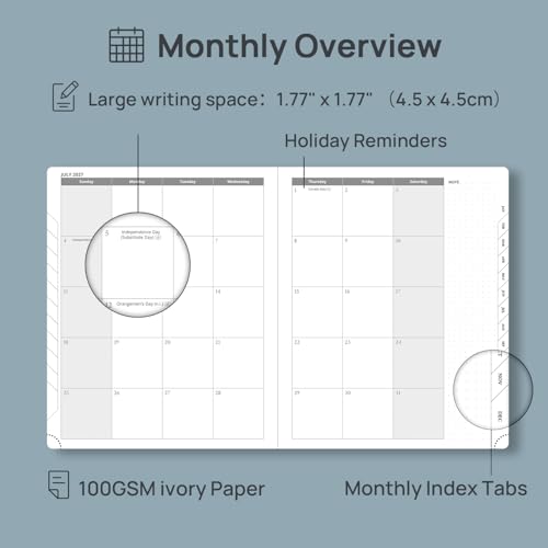2027 Planner Weekly and Monthly