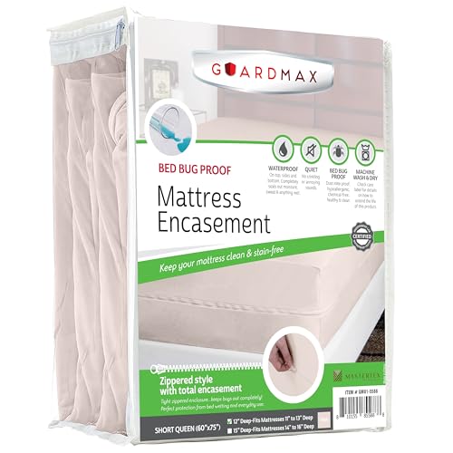 Short Queen Mattress Encasement with Zipper