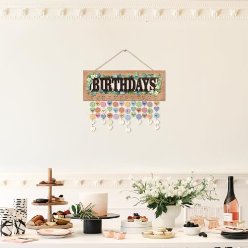 Happy Birthday Wooden Hanging Sign