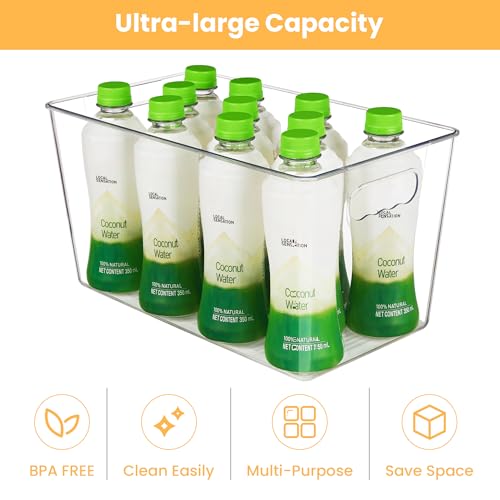 10 Pack Clear Storage Bins (10 Count)