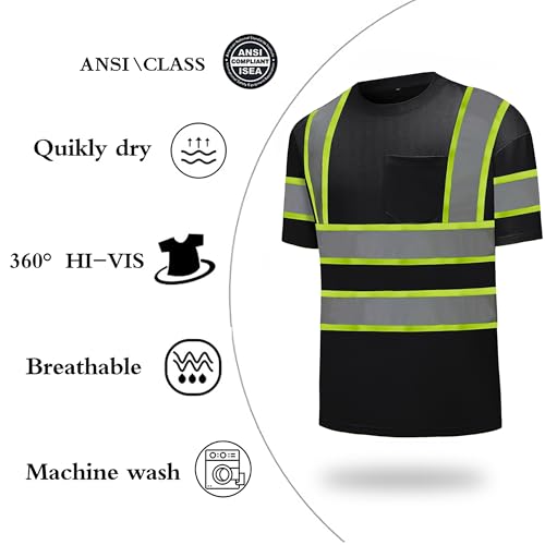 Hi Vis Safety Shirts (3 Count)